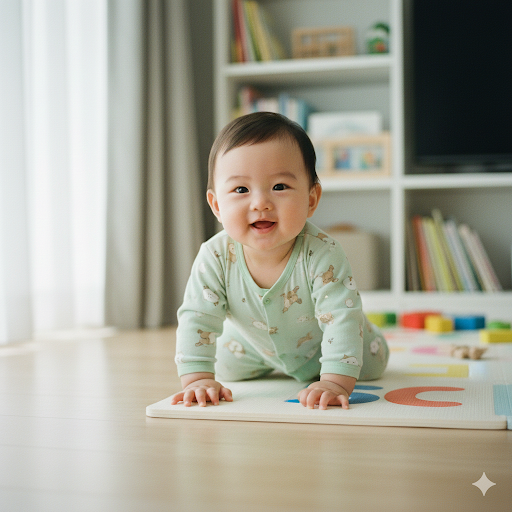 Marcos do bebê de 7 a 9 meses