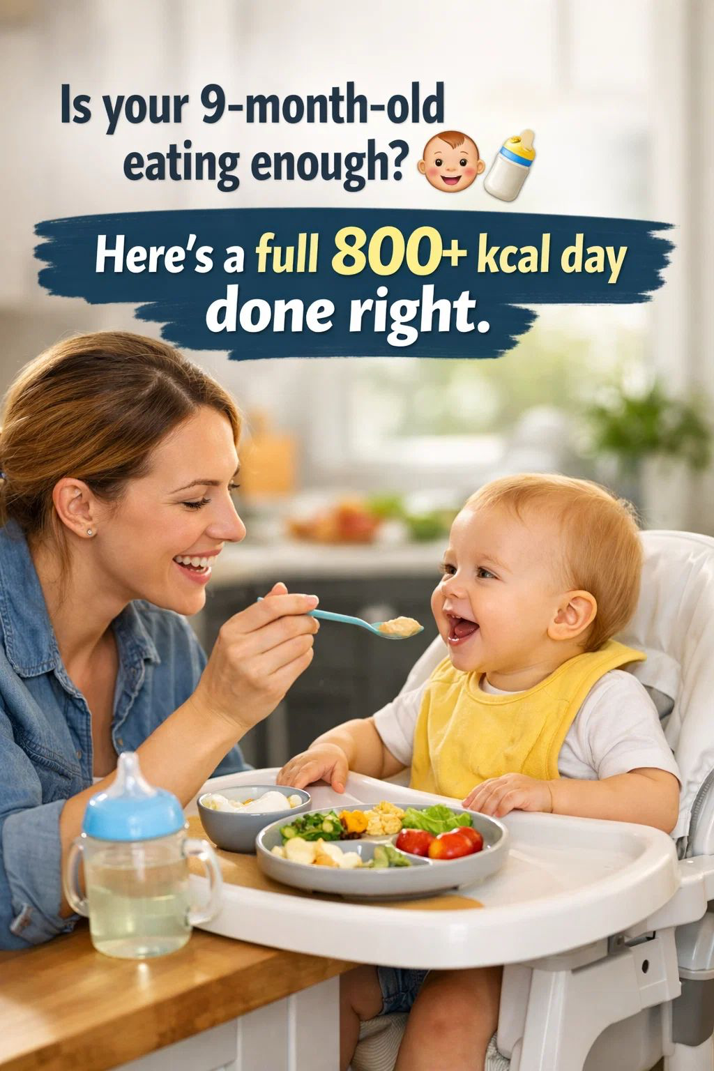 Imagem de capa do cardápio semanal para bebê de 9 meses